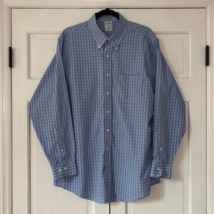 Brooks Brothers 17 4/5 Regent The‎ Original Polo Shirt Button Down Cotton Plaid